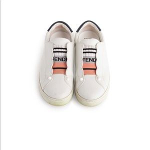 Fendi Rockoclick scalloped sneaker
